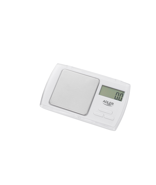 Adler AD 3161 Precision Scale - 0.5 kg Capacity, 0.01 g Accuracy, White Adler AD 3161 Precision Scale - 0.5 kg Capacity, 0.01 g Accuracy, White