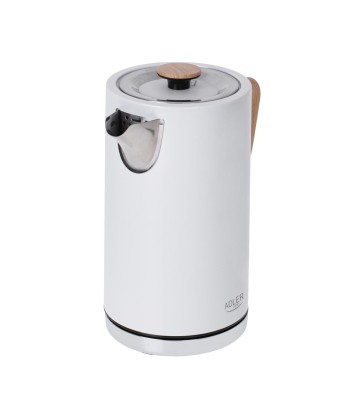 Adler AD 1347W Elektripliit - Valge, 1.5L, 2200W, Roostevaba teras