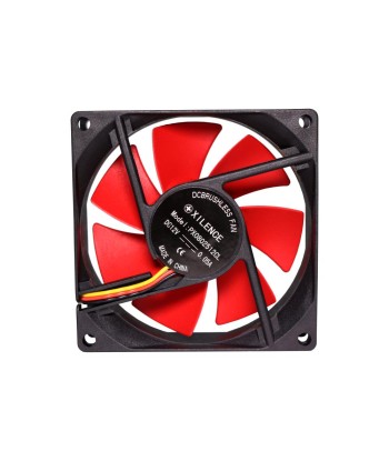 CASE FAN 80MM REDWING 3PIN+4P/12V XF037 XILENCE