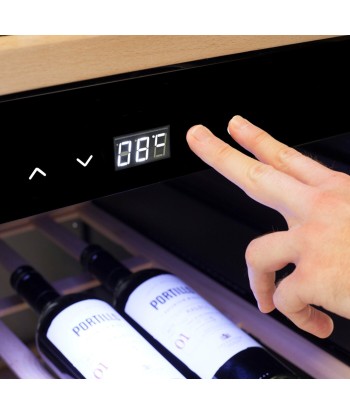 Caso Smart Wine Cooler WineExclusive 38 Energy efficiency class G, Free standing, Bottles capacity 38 bottles, Cooling type