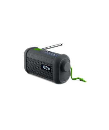 Muse Portable Solar Radio with Crank & Flashlight | Muse