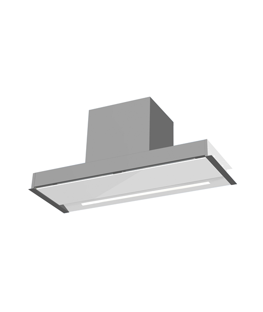 Вытяжка CATA RENOVA PURE AIR MNV90 GWH, Width 90 cm, Max 1400 m³/h, LED, Stainless Steel
