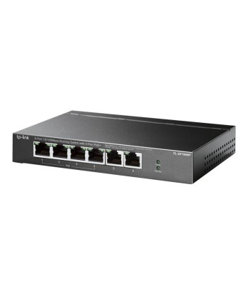 Switch TP-LINK TL-SF1006P Desktop/pedestal 6x10Base-T / 100Base-TX PoE+ ports 4 TL-SF1006P